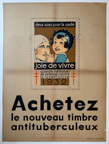 Link to  Achetez Le Nouveau Timbre Antituberculeux PosterFrance, 1932  Product