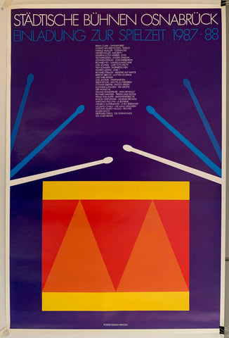 Link to  Städtische Bühnen Osnabrück PosterGermany, 1987  Product