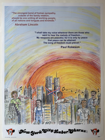 Link to  New York City Labor Chorus PosterUSA, c. 1990s  Product