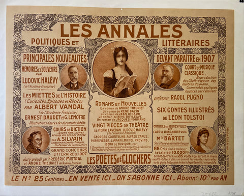 Link to  Les Annales Politiques et Littéraires PosterFrance, 1907  Product