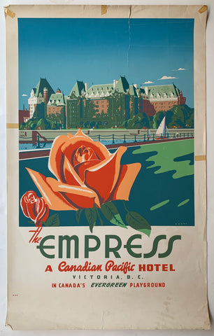 Link to  The Empress Hotel PosterCanada, c. 1950s  Product