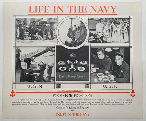 Link to  Life in the Navy "Food for Fighters"USA, C. 1917  Product