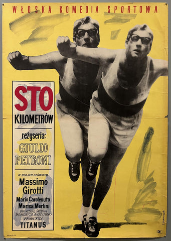 Link to  One Hundred Kilometers Polish Film PosterPoland, 1961  Product