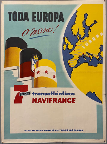 Link to  Toda Europa a Mano PosterArgentina, c. 1955  Product