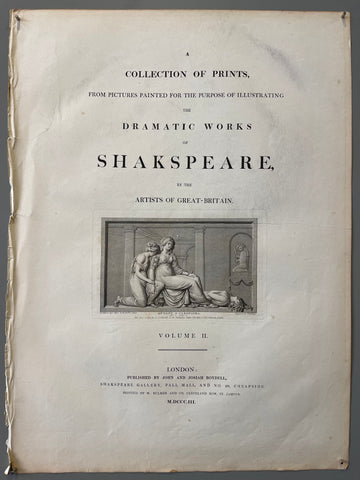 Link to  Vol. II Cover of the Dramatic Works of Shakspeare1803  Product