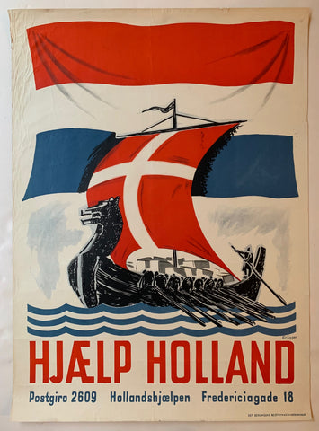 Link to  Hjælp Holland PosterDenmark, 1953  Product