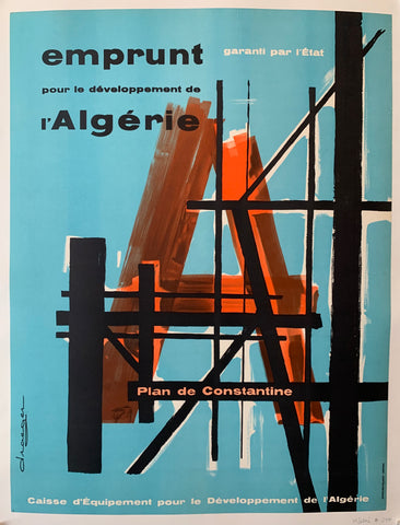 Link to  Emprunt Pour le Développement de L'Algérie PosterFrance, c. 1958  Product