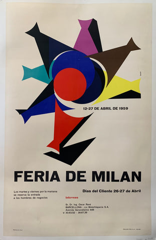 Link to  Feria de Milan PosterItaly, 1959  Product