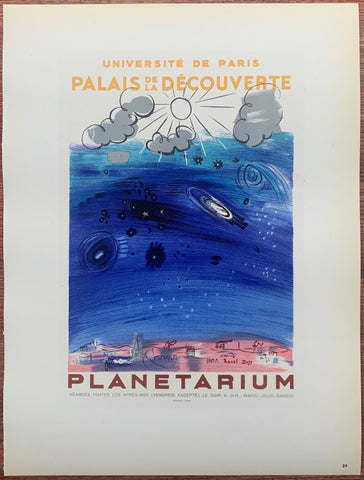 Link to  Raoul Dufy Planetarium #29Lithograph, 1956  Product