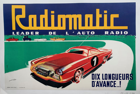 Link to  Radiomatic Leader de L'Auto Radio -- Dix Longueurs D' Avance..!France, 1960s  Product