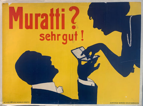 Link to  Muratti? Sehr gut! PosterGermany, c. 1935  Product