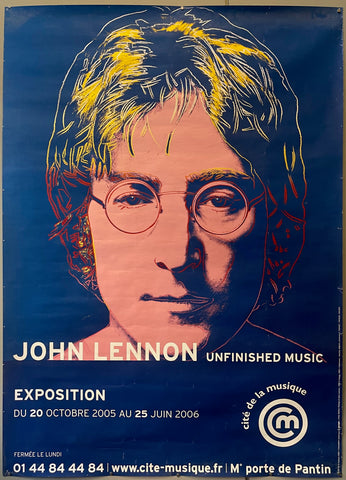 Link to  John Lennon Unfinished Music Expo PosterFrance, 2023  Product
