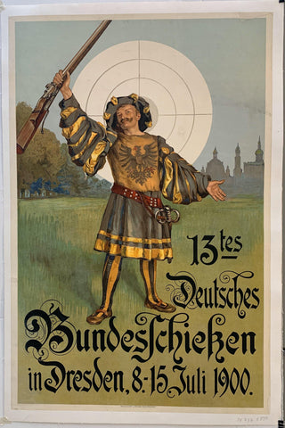 Link to  13tes Deutsches Bundesschießen in Dresden 8-15 Juli 1900Germany  Product