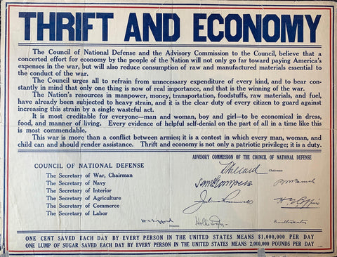 Link to  Thrift and EconomyUSA, C. 1917  Product