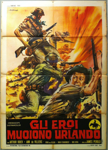 Gli Eroi Muoiono Urlando – Poster Museum