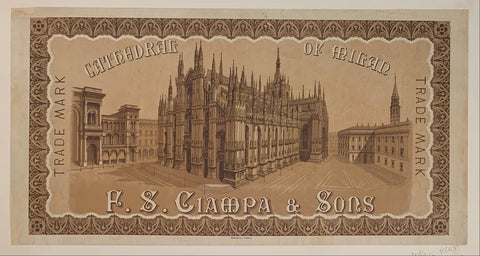 Link to  F.S. Ciampa & Sons Poster ✓Italy, c. 1890  Product