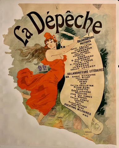 Link to  La Dépêche PosterFrance, c.1900  Product