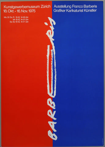 Link to  Kunstgewerbemuseum Zurich Ausstellung Franco BarberisSwitzerland, 1975  Product
