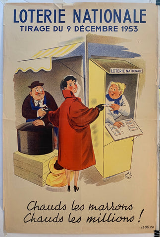 Link to  Loterie Nationale: "Lottery Booth"France, 1953  Product