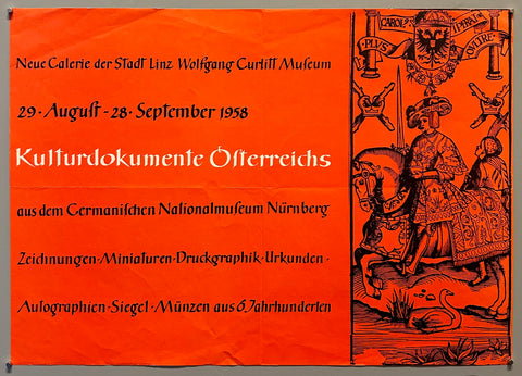 Link to  Kulturdokumente Österreichs PosterAustria 1958  Product