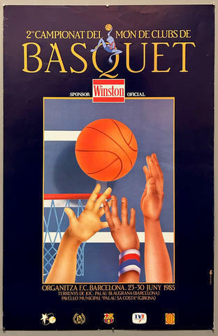 Link to  Campionat Del Mon De Clubs De Basquet PosterSpain, 1985  Product