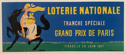 Link to  Loterie Nationale - Blind Horse RideFrance, 1957  Product