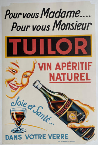Link to  Pour vous Madame, Pour vous Monsieur TUILOR vin apéritif natureFrance,  C. 1920  Product