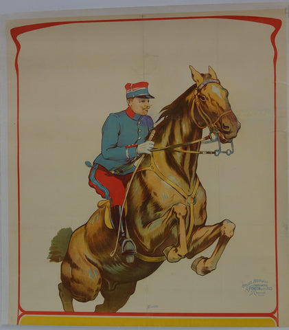 Link to  Affiches Artistiques Jumping HorseJ. Coulet c.1910  Product