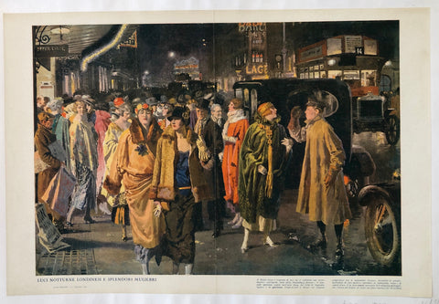 Link to  Luci Notturne Londinesi e Splendori MuliebriItaly, 1932  Product