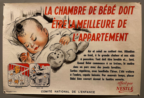 Link to  Comité National de l'Enfance La Chambre de Bébé PosterFrance, c. 1930s  Product