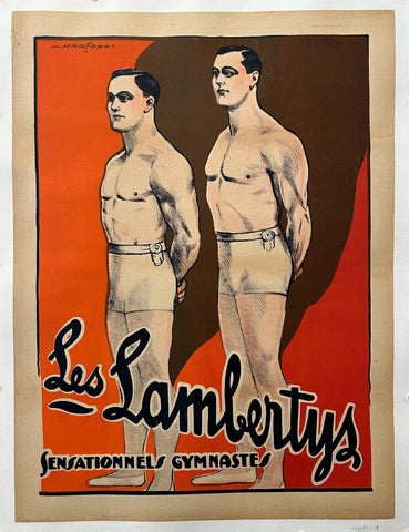 Les Lambertys Gymnastics Poster