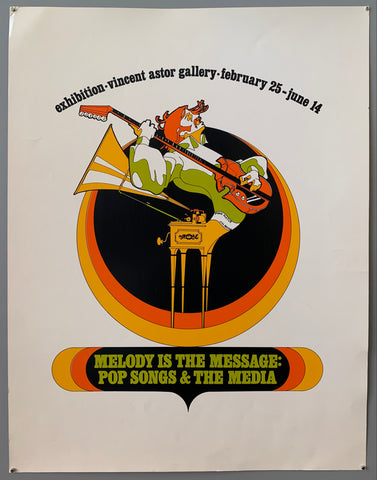 Link to  Melody is the Message Exhibition PosterU.S.A.,1969  Product