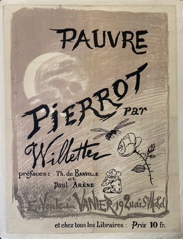 Link to  Pauvre Pierrot par Willette PosterFrance, c. 1885  Product