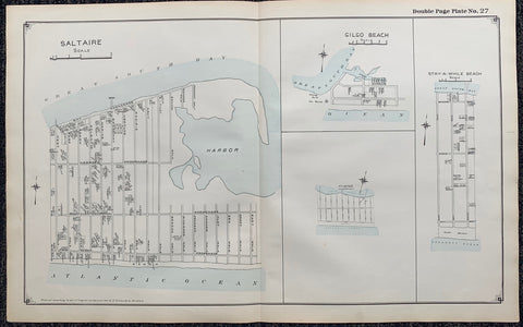 Link to  Long Island Index Map No.2 - Plate 27 Saltaire Gilgo Beach Stay a While Beach MapLong Island, C. 1915  Product