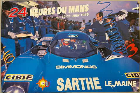 Link to  24 Heures du Mans 1989 Poster 3France, 1989  Product