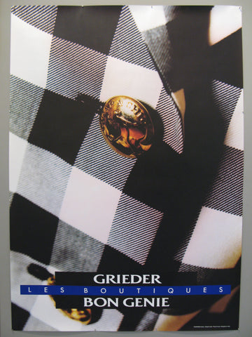 Link to  Bon Genie Grieder Swiss PosterSwitzerland, 1988  Product