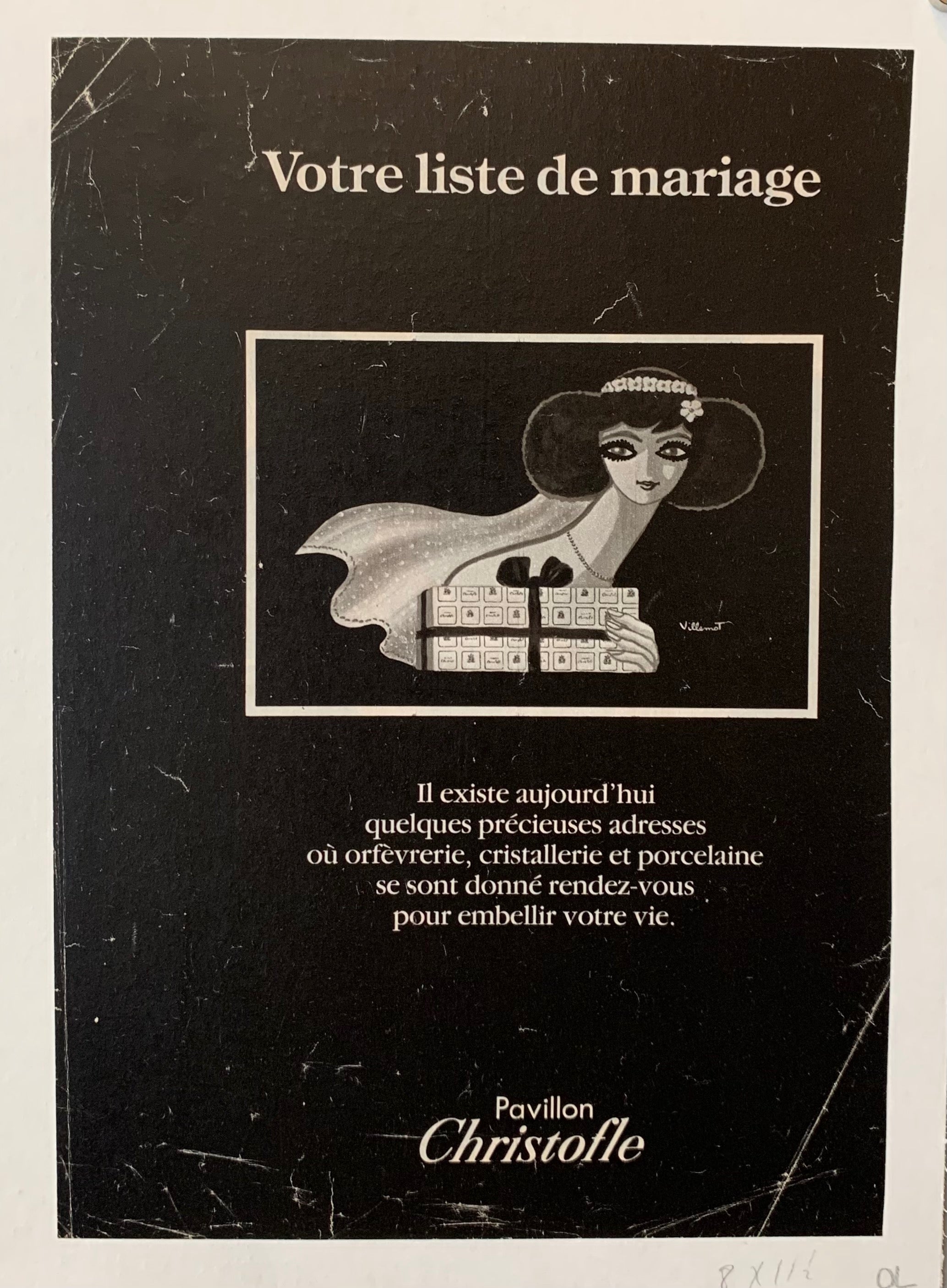 Votre Liste De Mariage Print