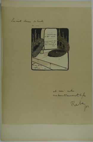 Link to  Grave with flowers Lithographc. 1914  Product