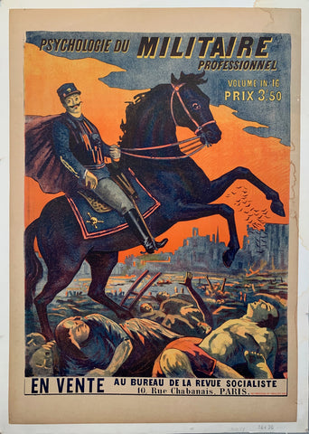 Link to  Psychologie du Militaire Professionnel PosterFrench Poster, 1918  Product