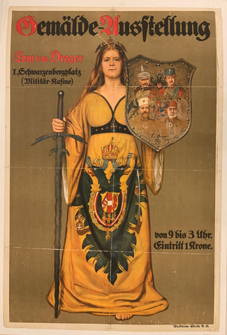 Link to  Gemälde-Ausstellung PosterAustria-Hungary, 1917  Product