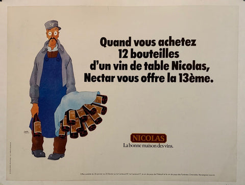 Link to  Quand vous achetez 12 bouteilles d'un vin de table Nicolas, Nectar vous offre la 13emeFrance  Product