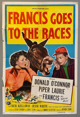 Link to  Francis goes to the RacesU.S.A Film, 1951  Product
