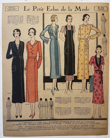 Link to  Le Petit Echo de la Mode PrintFrance, 1931  Product