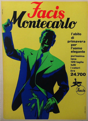 Link to  Facis Montecarlo "l'abito di primavera per l'uomo elegante"Italy, C. 1965  Product