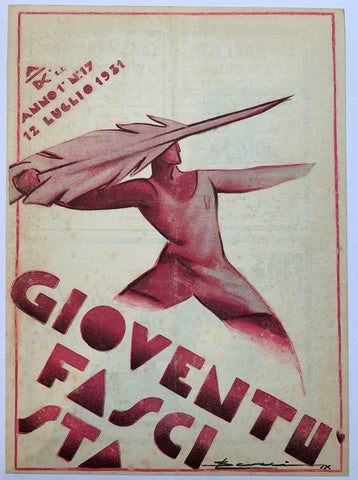 Link to  Gioventu Fascista Magazine - July 1931, Vol. 17 ✓Italy, C. 1936  Product
