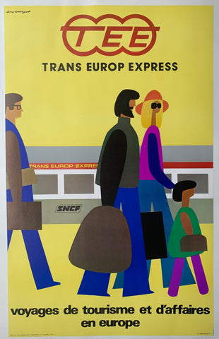 Link to  Trans Europ Express PosterFrance, c. 1971  Product
