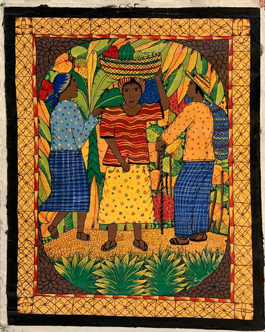 Link to  Woman Carrying Basket ✓Haitian Painting  Product