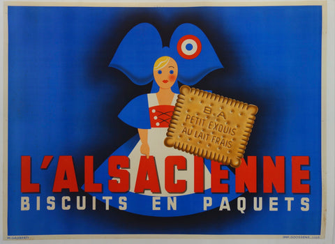 Link to  L'Alsacienne Biscuits En Paquets ✓M. Gauberti 1932  Product