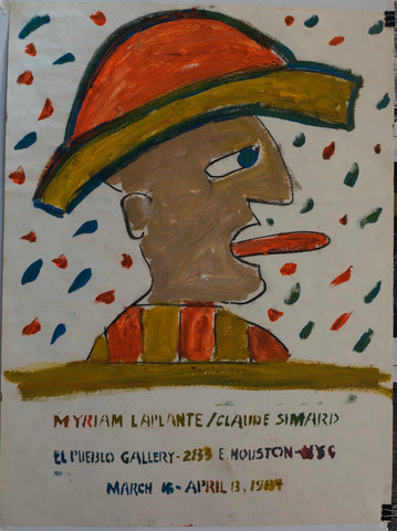 Link to  Myriam Laplante & Claude Simard Painting "Rain"France, 1984  Product