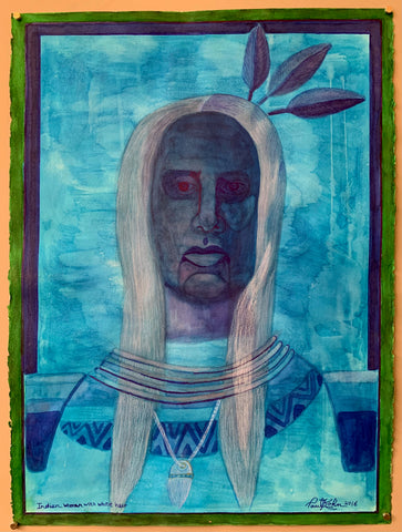 Link to  Paul Kohn 'Indian Woman WIth White Hair' #57U.S.A., 2016  Product